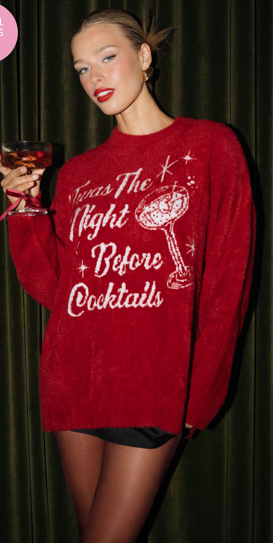 Classic Crewneck Sweater Twas The Night Knit