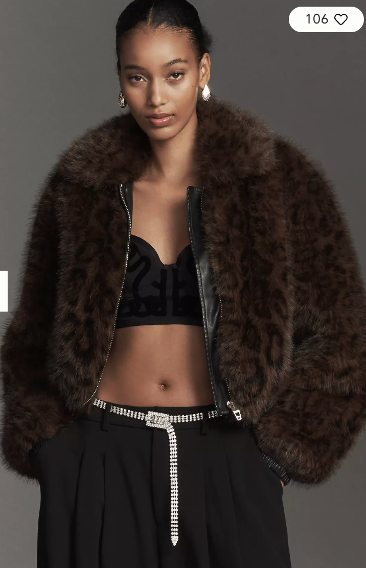 Midnight Run Faux Fur Coat