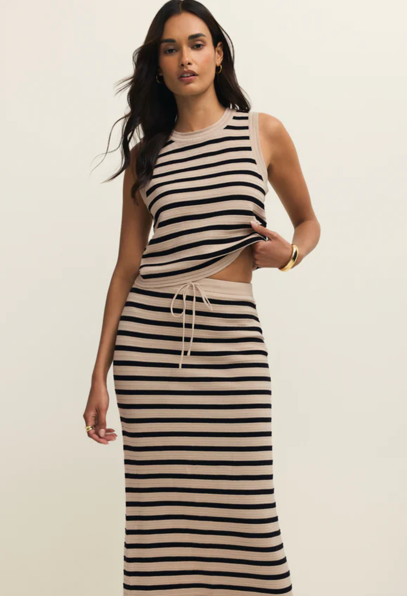 Emori Striped Muscle Tank