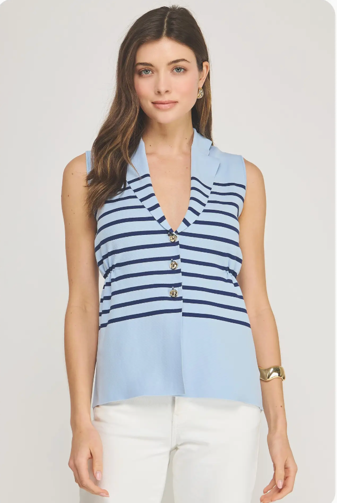 Hanna Knit Vest Jacket