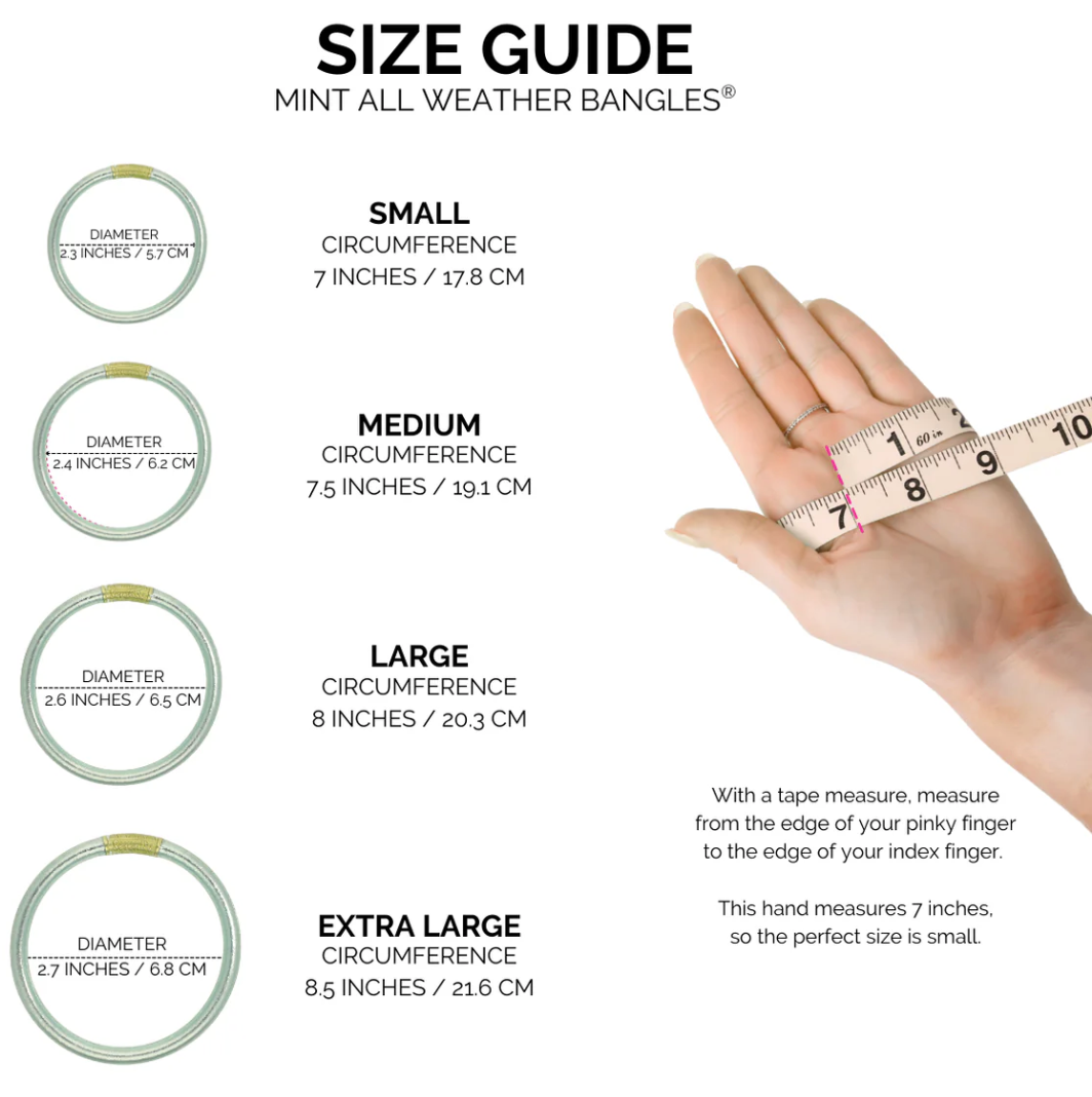 Mint All Weather Bangles- Budha Girl