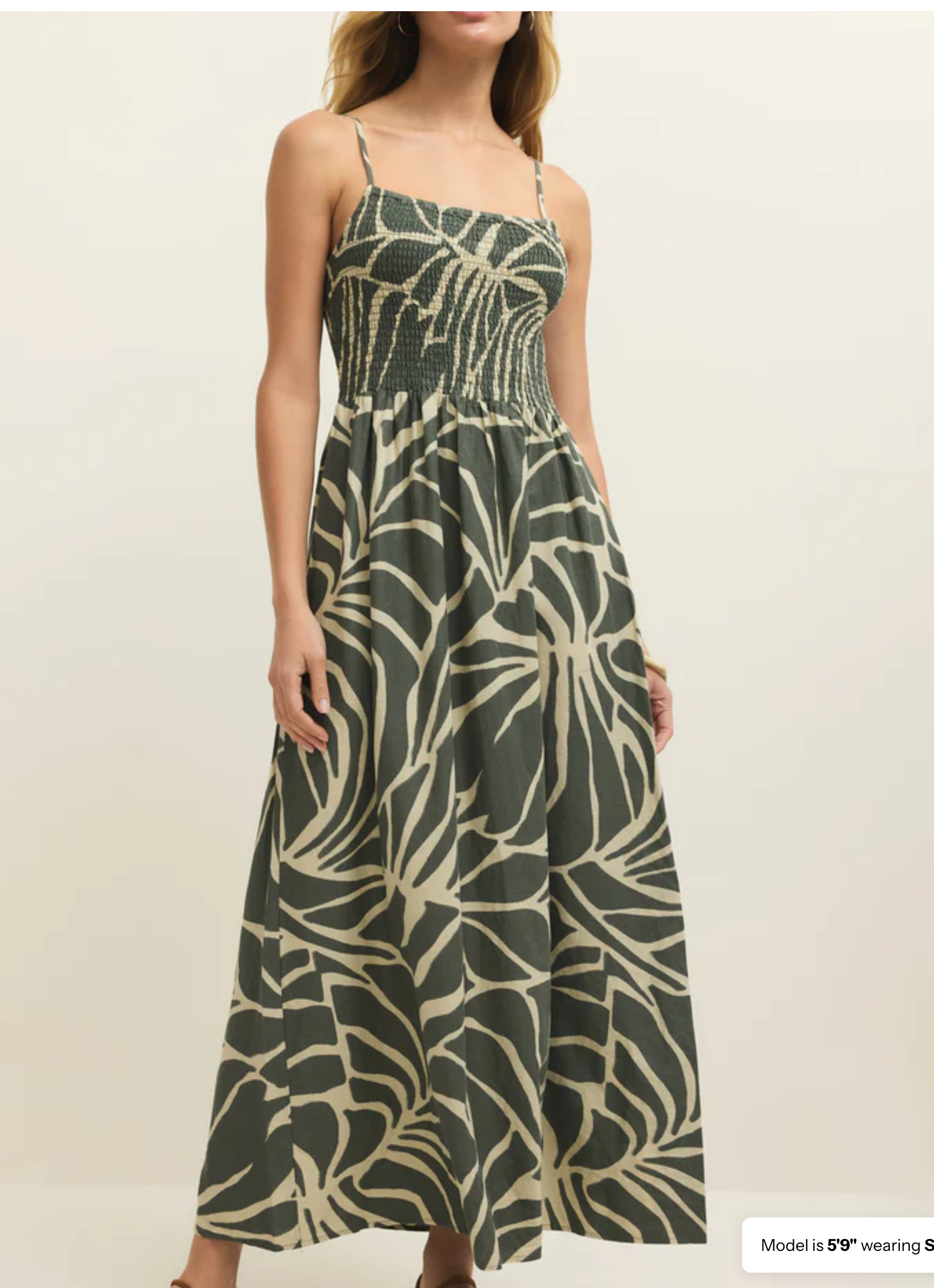 Bayside Tova Palm Midi Dress
