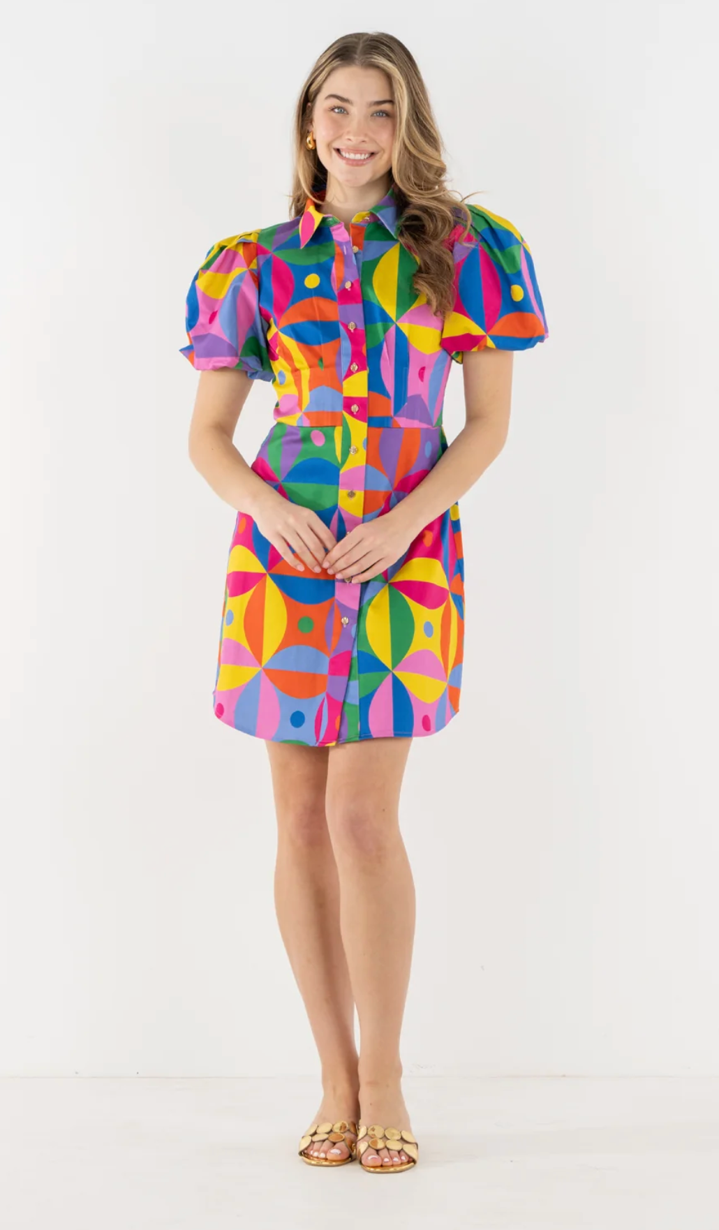 Britt Dress- Floral Prism- Emily McCarthy