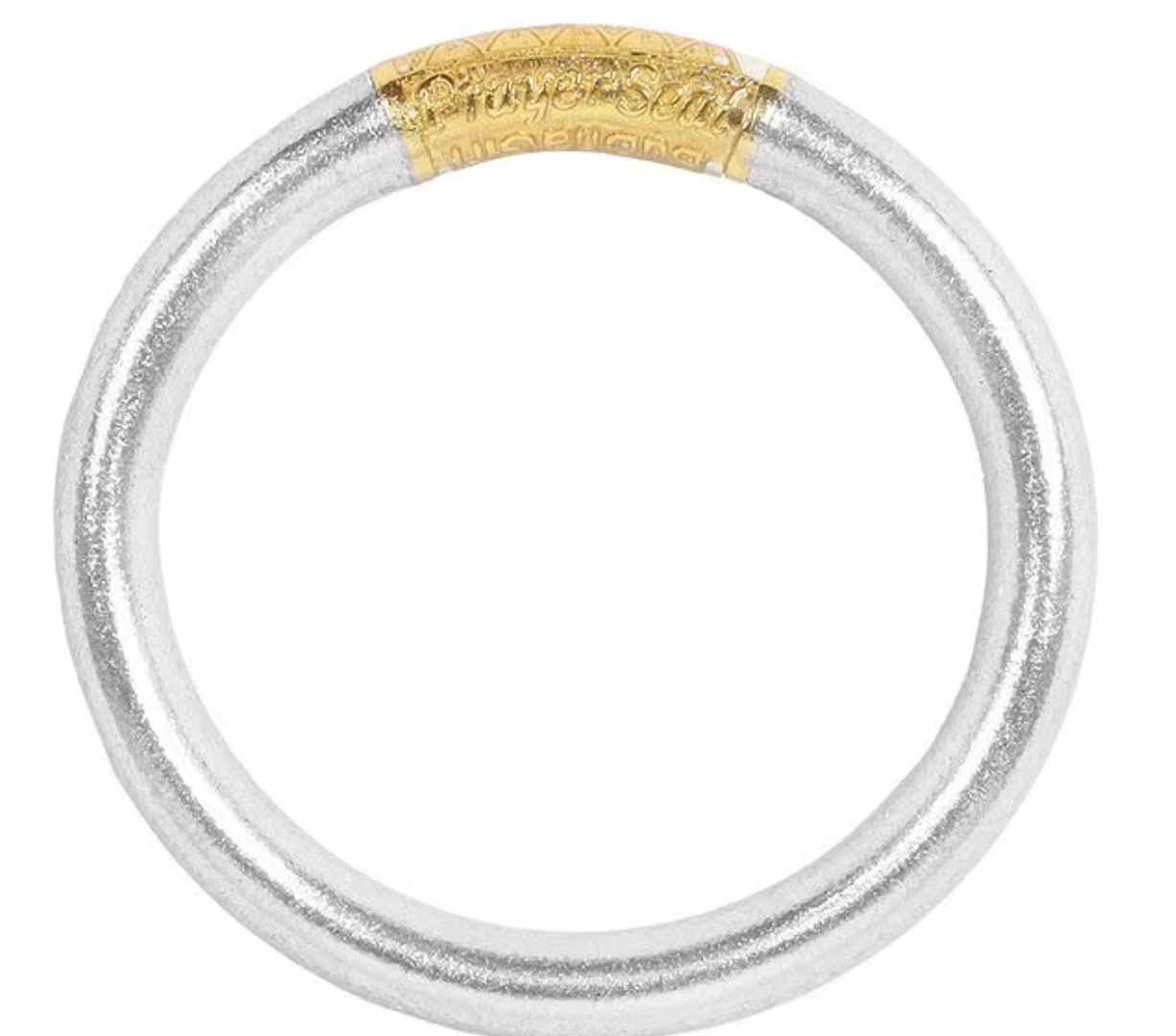 Silver Tzubbie All Weather Bangle- Serenity Prayer