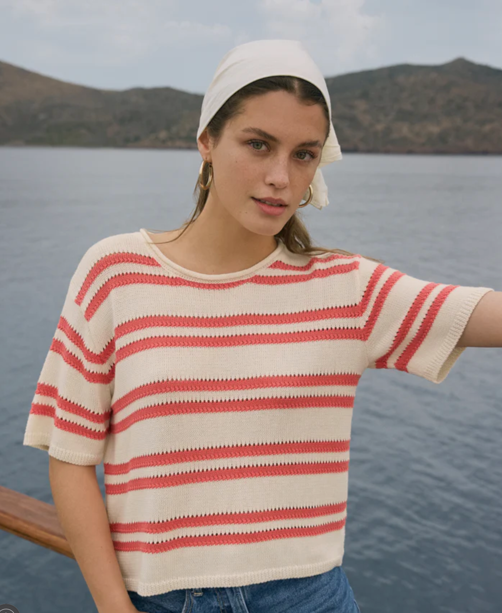 Prado Stripe Sweater Tee