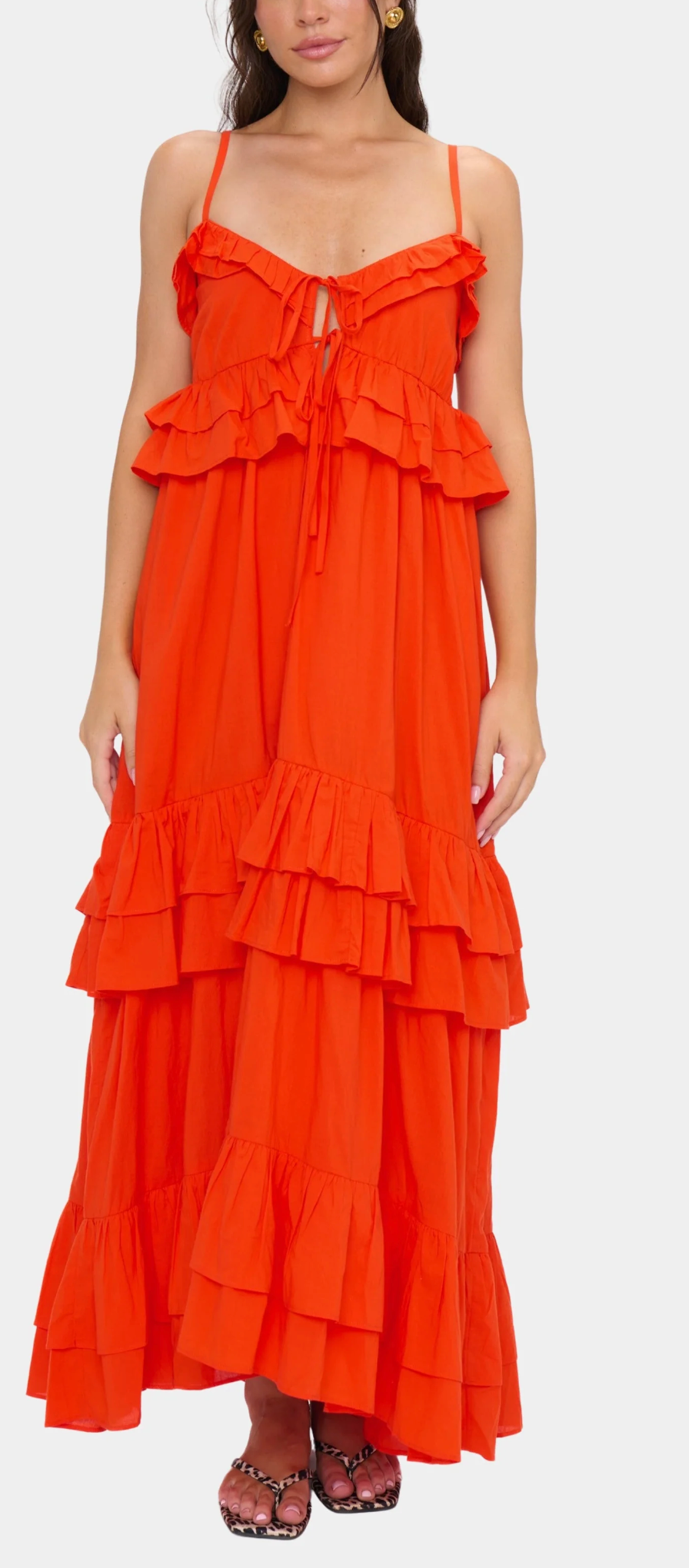 Freya Maxi Dress Rouge Red Voile- show me your mumu