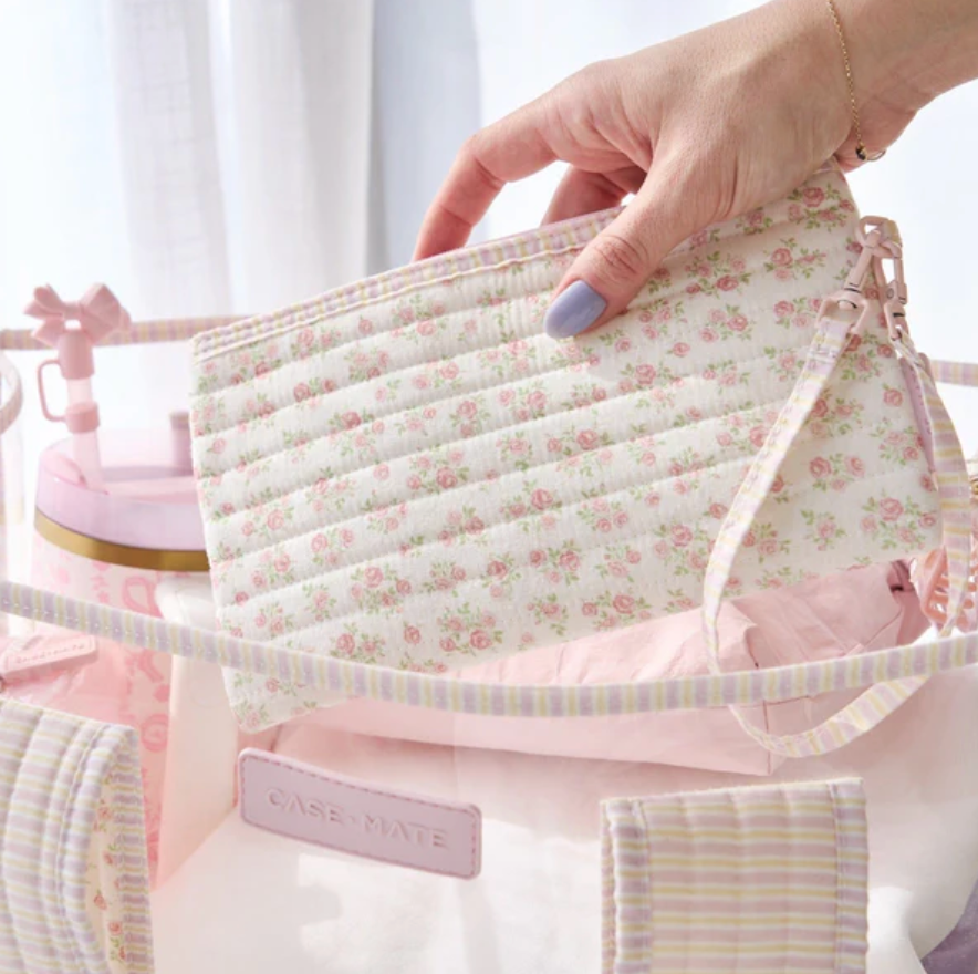 Quilted Ditsy Floral Jelly Tote