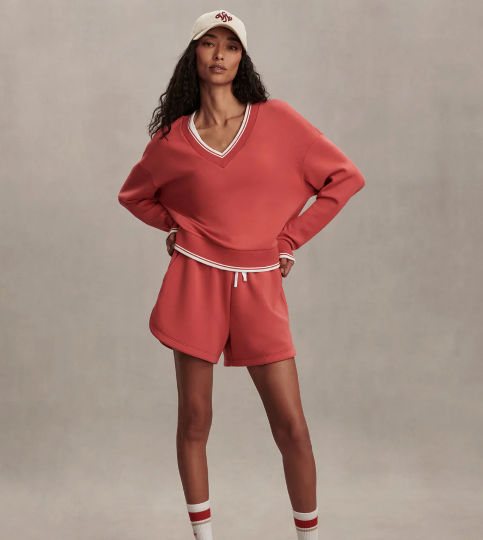 Blithe Cropped Sweat - Baked Apple