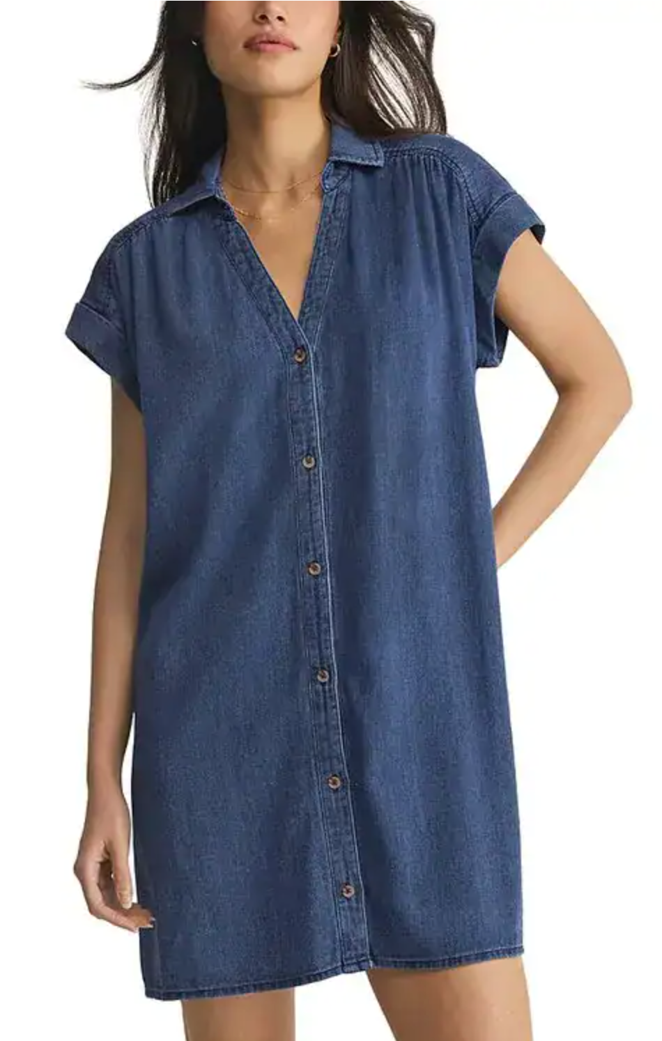 Shellbound Twill Dress