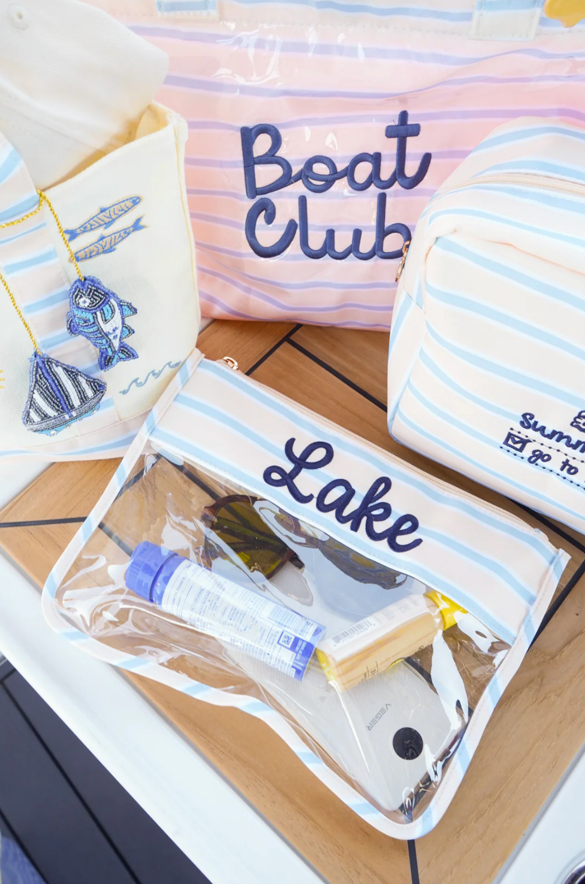 Lake - Butter & Blue Clear Pouch