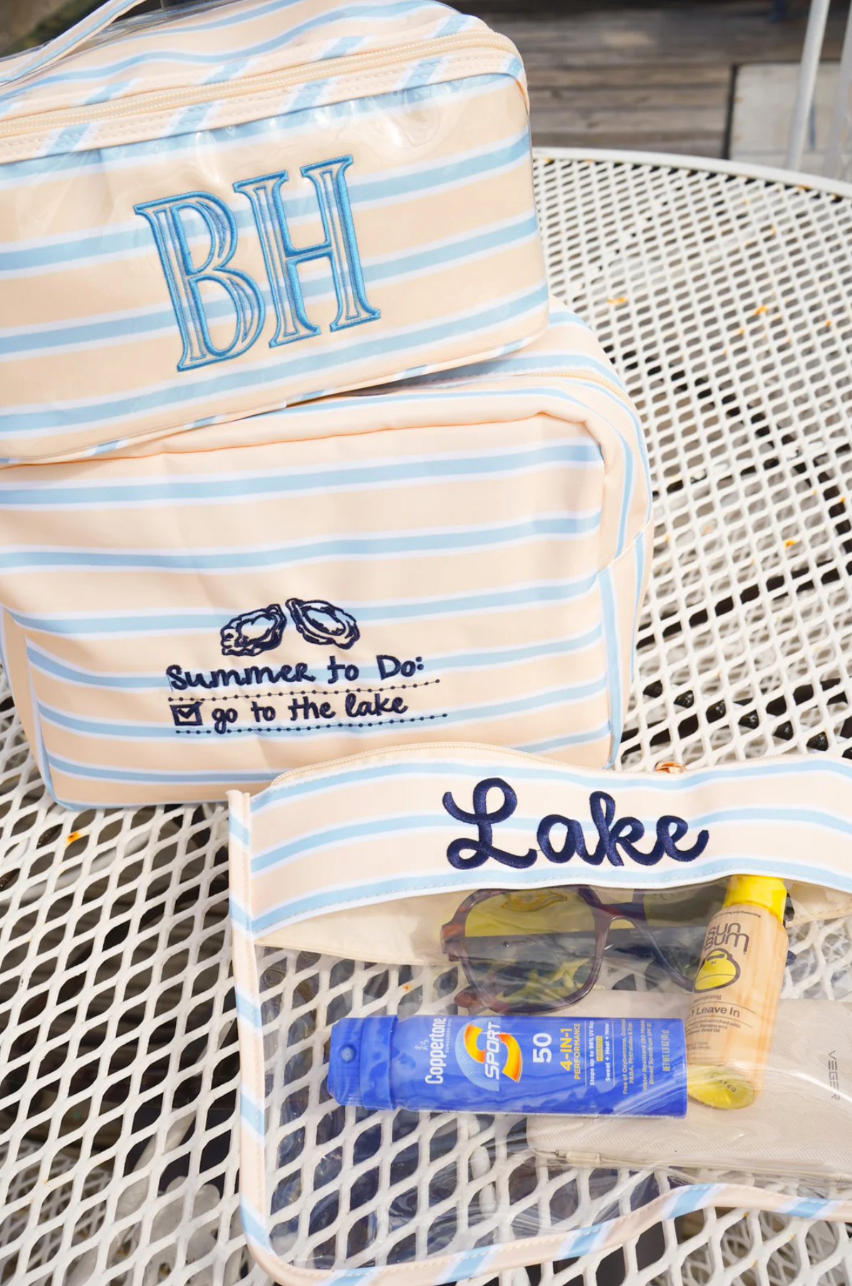 Lake - Butter & Blue Clear Pouch