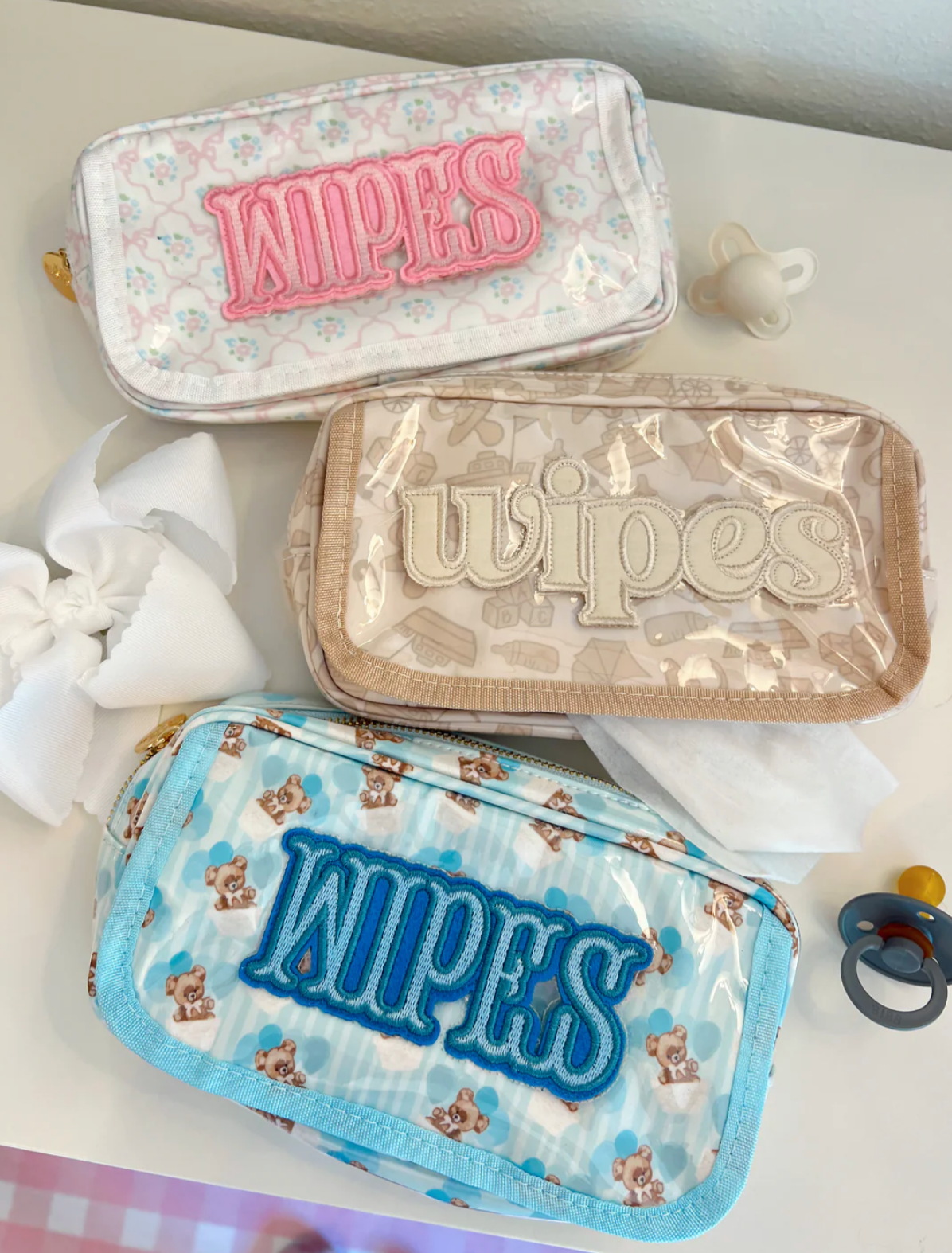 Wipes Pouch - Clear Coat Bag