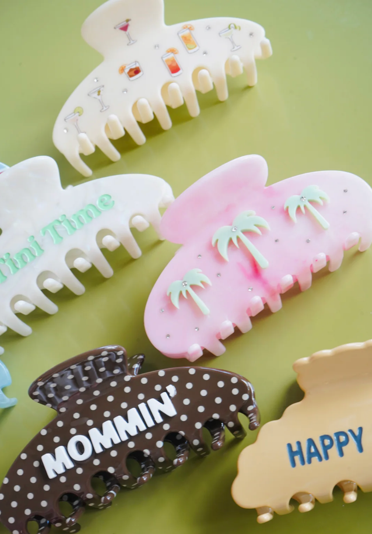 Cocktails Hair Clip