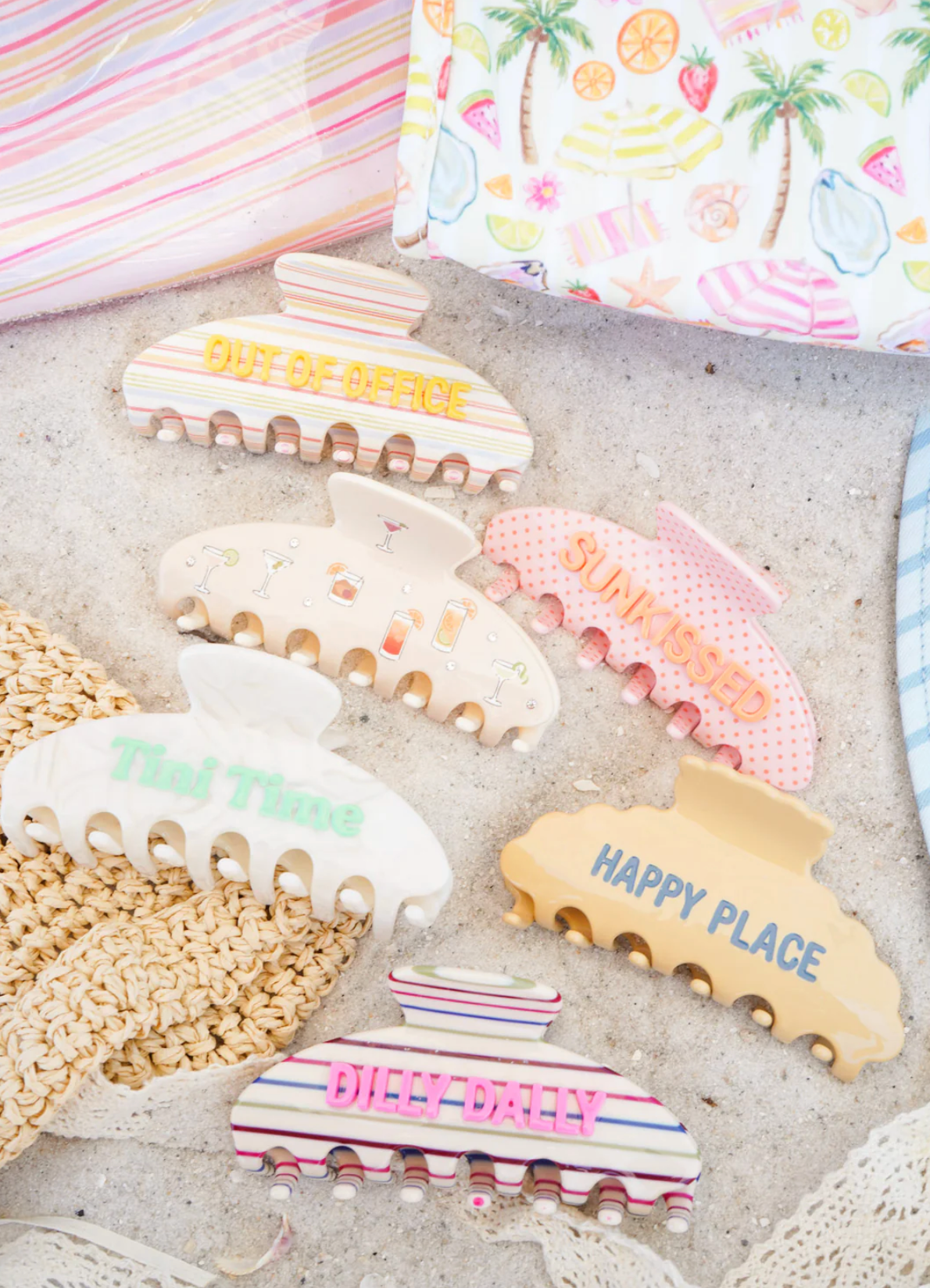 Happy Place Hair Clip