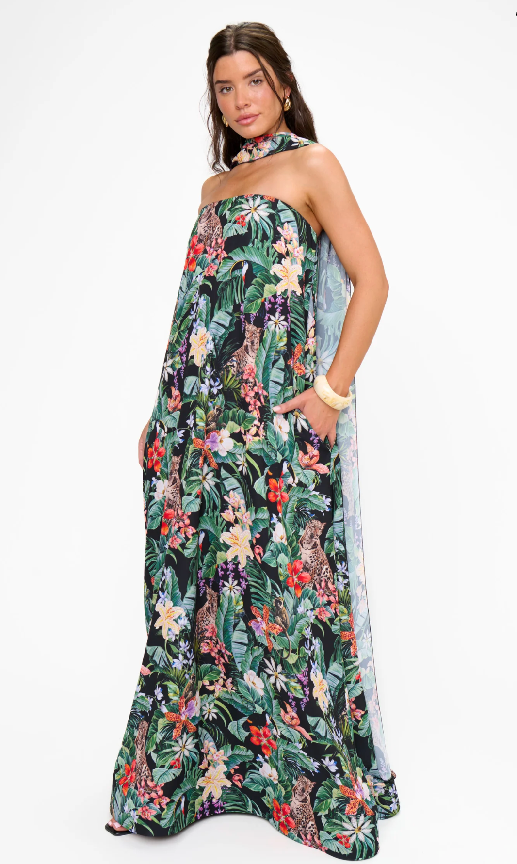 Tinsley Tube Dress Jungle Mirage