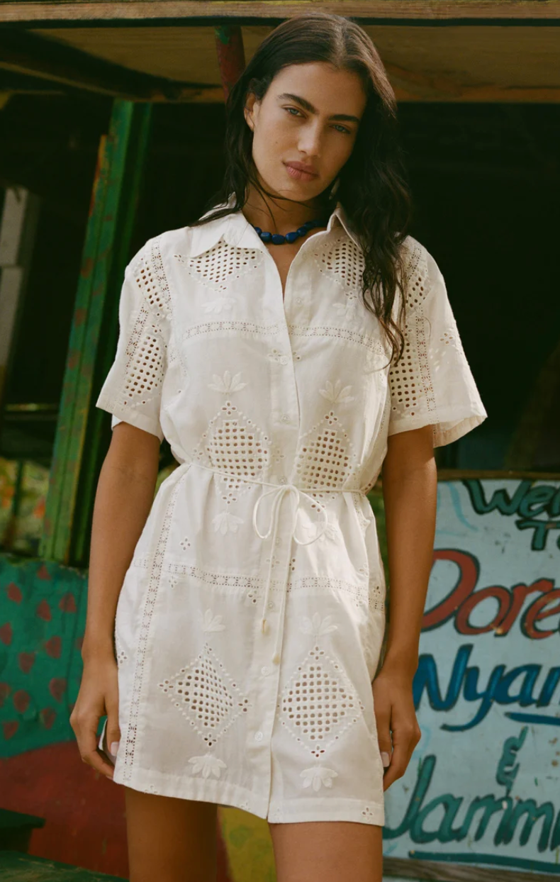 Annabelle Eyelet Dress