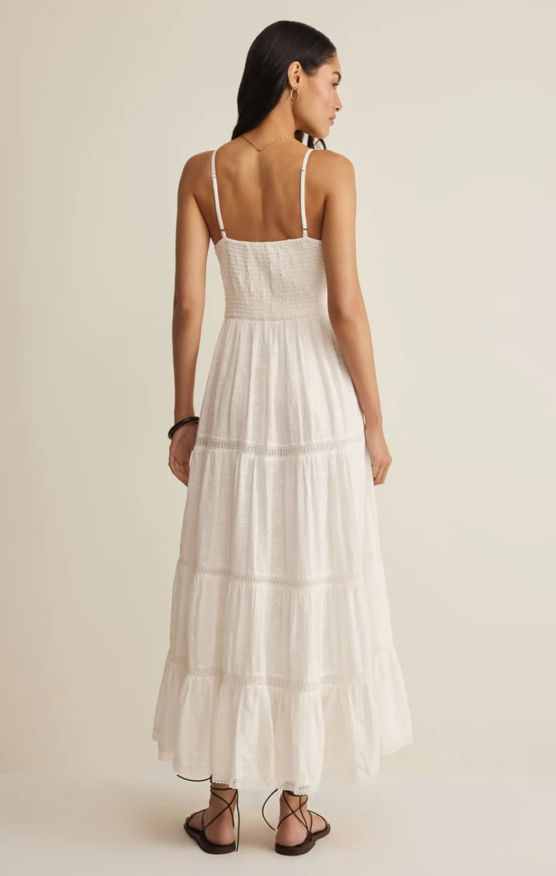 Behati Eyelet Midi Dress
