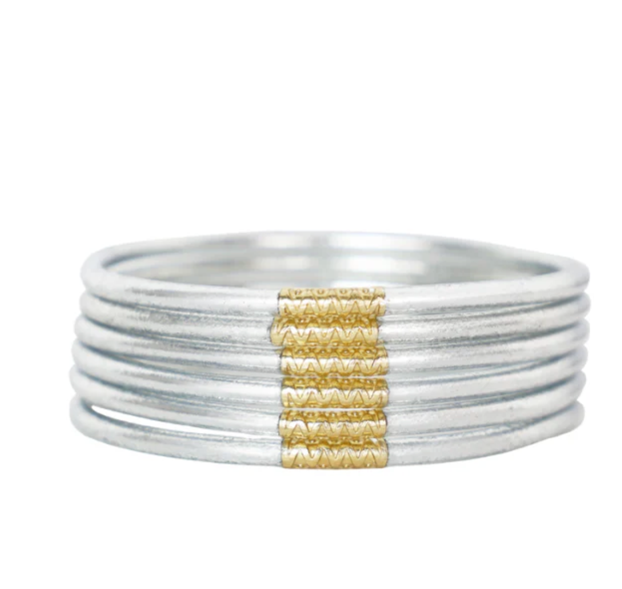 Silver Lumine All Weather Bangles- Budha Girl