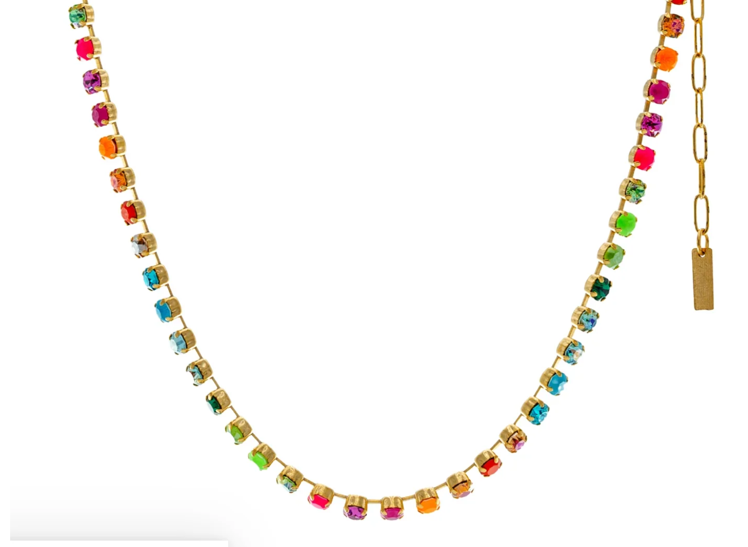 Sarina necklace in watermelon POP -Tova