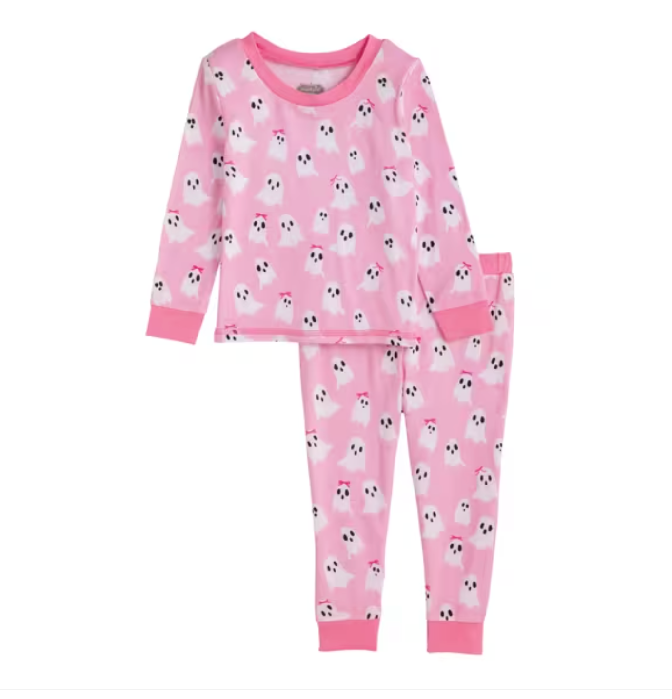 Toddler Pink Ghost Glow Pajama Set