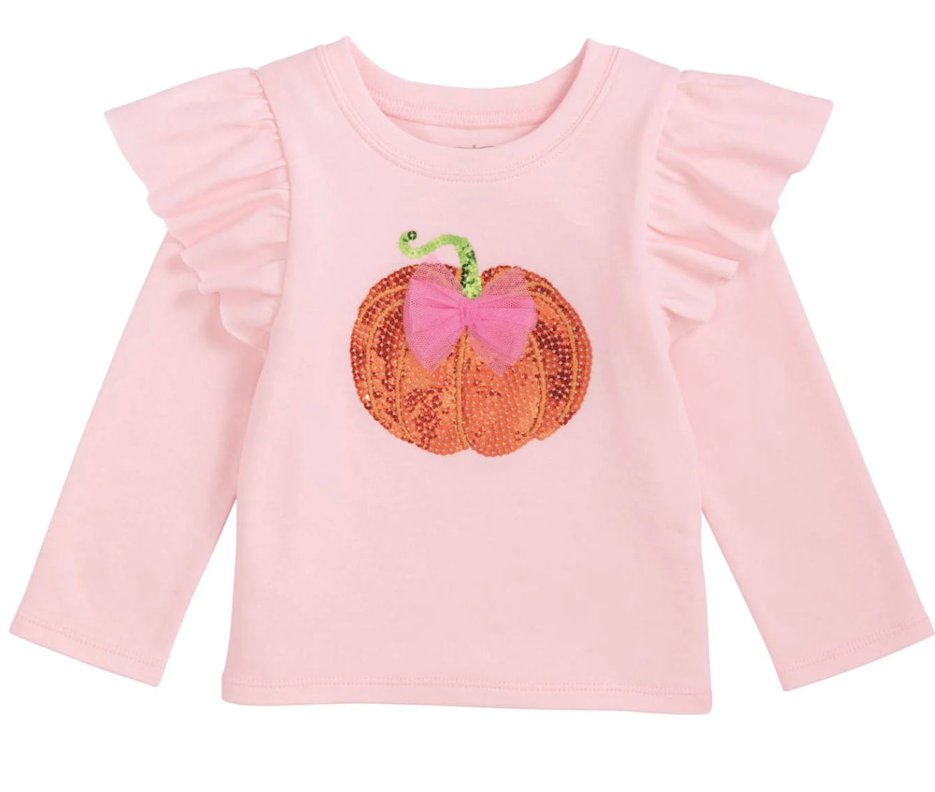 Pink Sparkle Pumpkin Tee