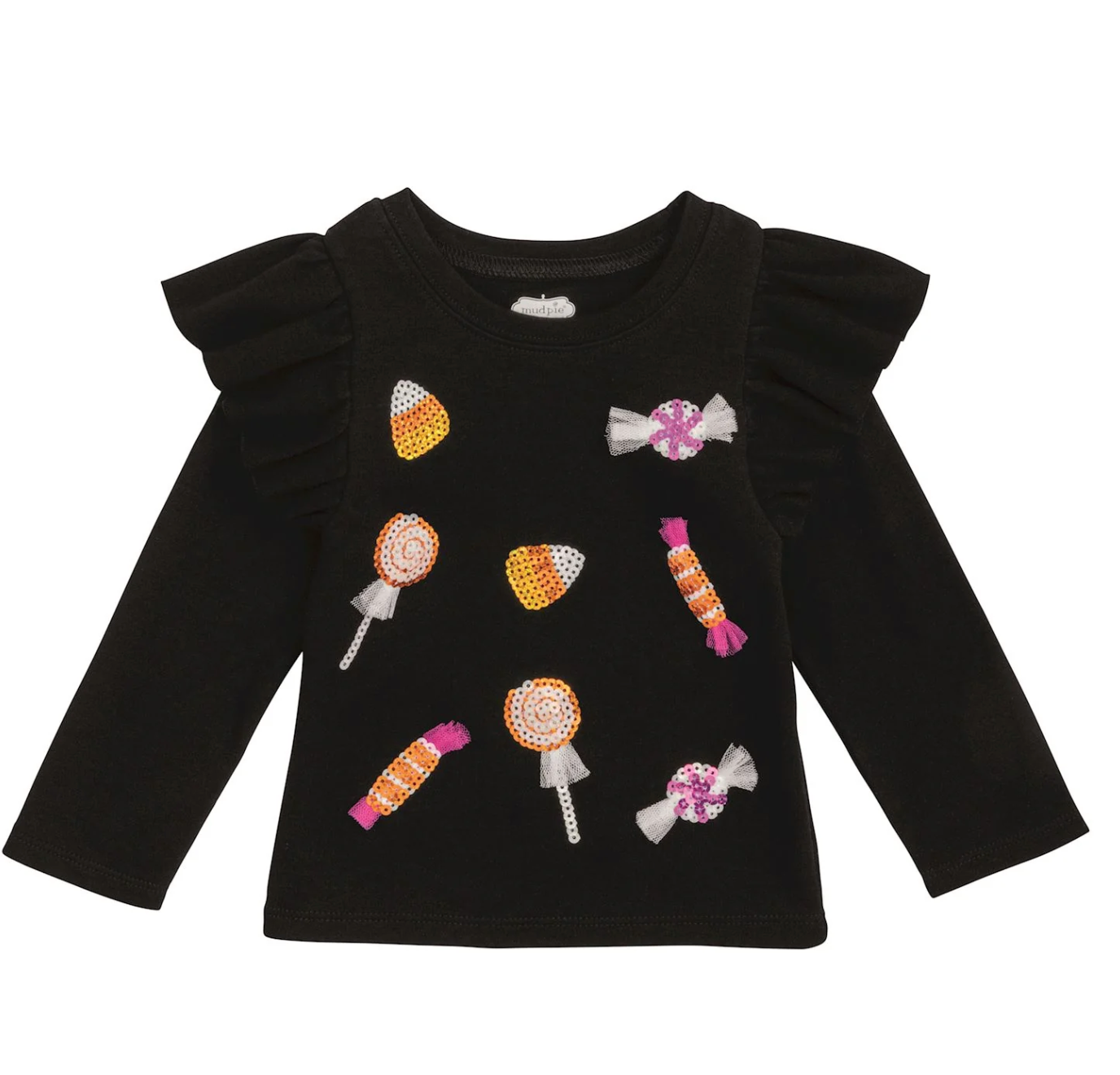 Black Candy Sequin Tee