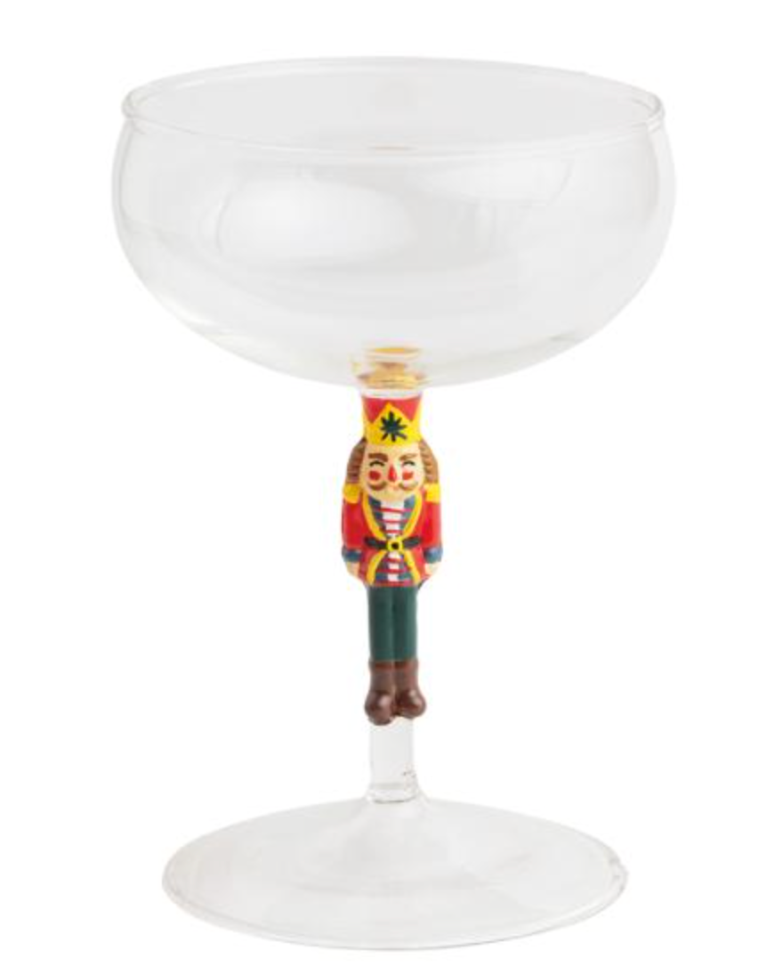 Nutcracker Coupe Glass