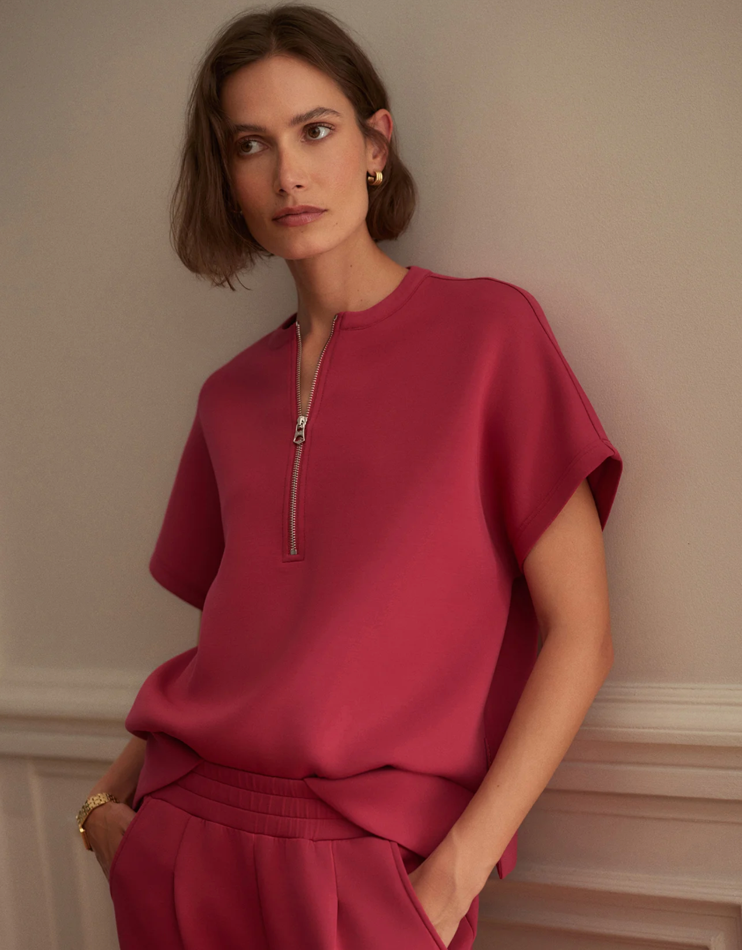 Adria Half Zip Sweat