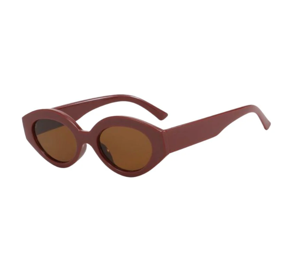 Hampton Sunglasses In Burgundy