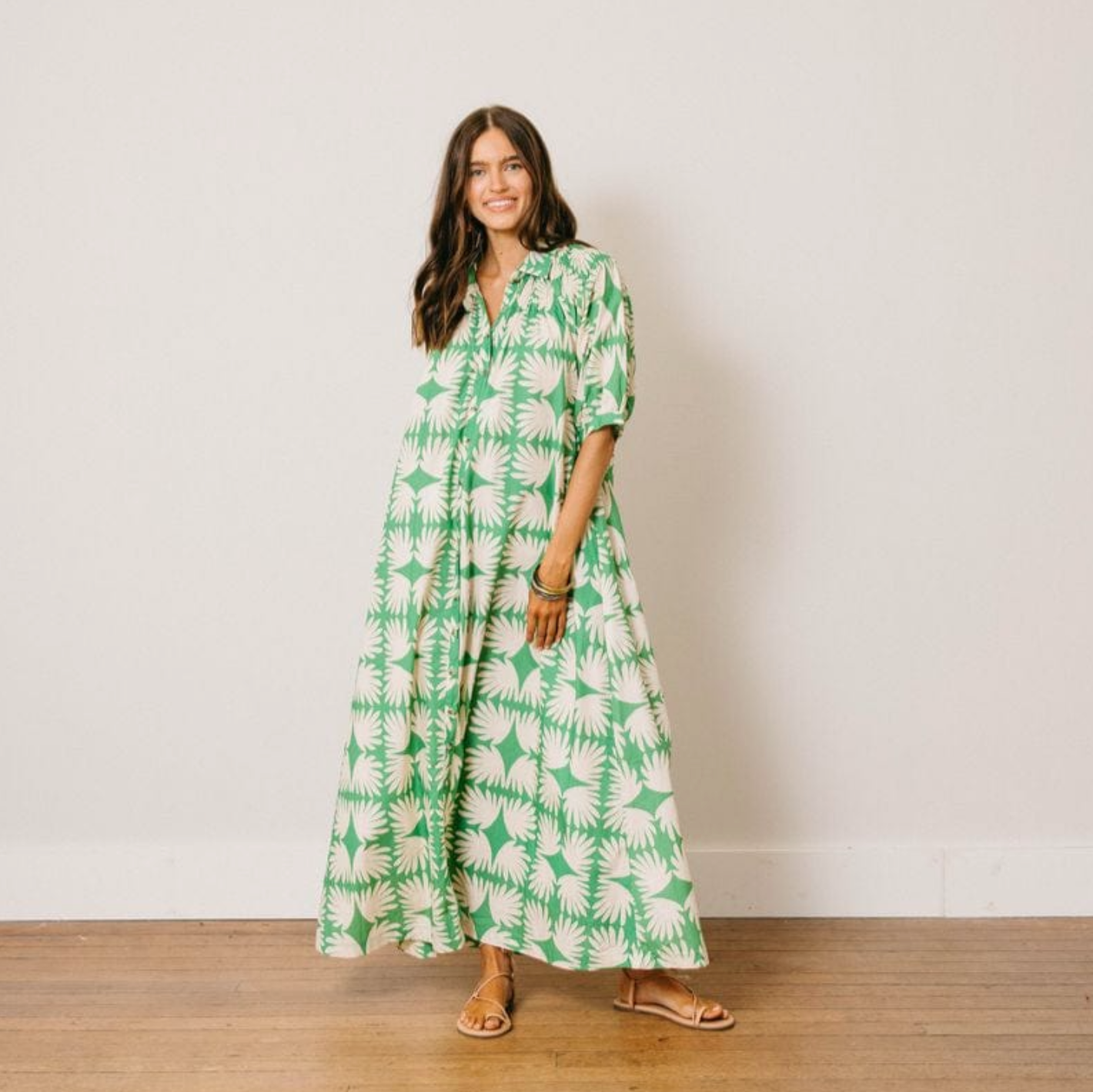 Viridian tile oasis dress