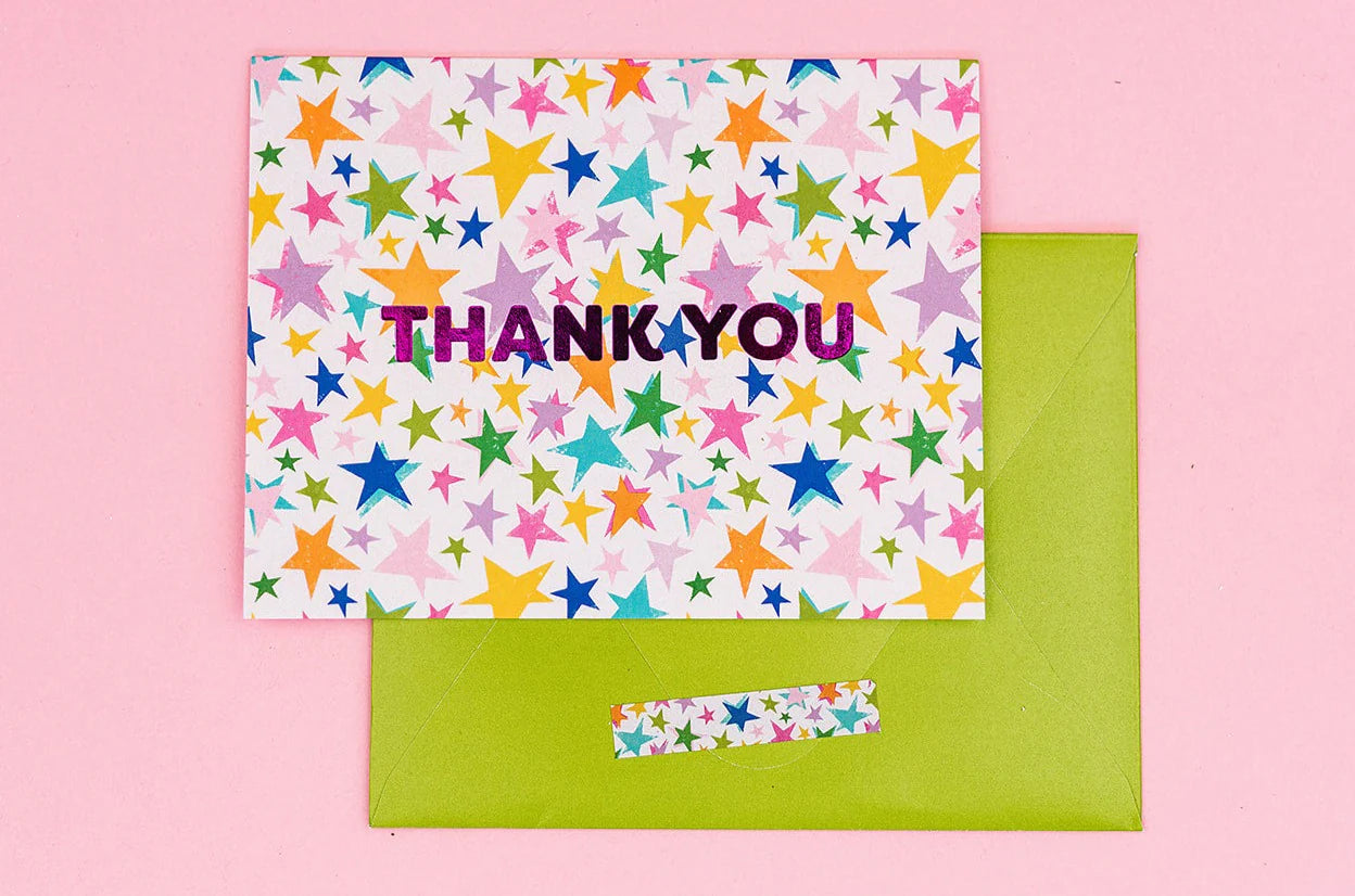 Stars Thank You Boxed Notecards