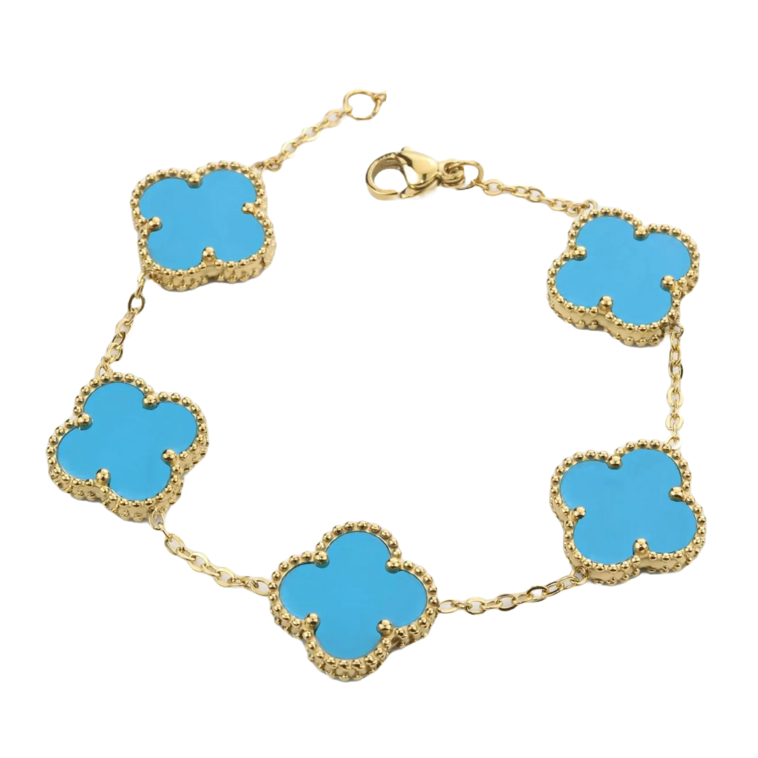 Arpels Chain Bracelet Teal