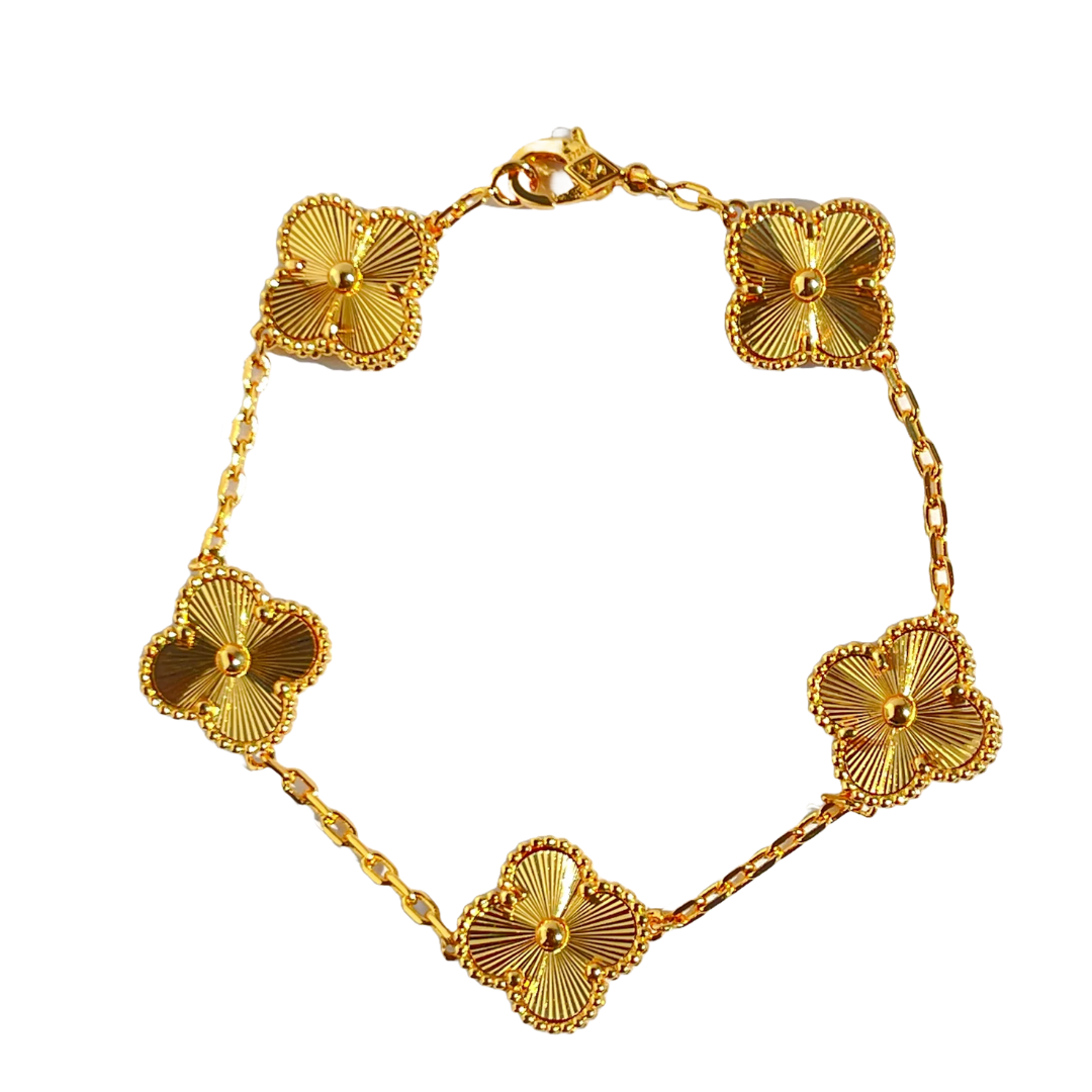 Arpels Chain Bracelet Gold