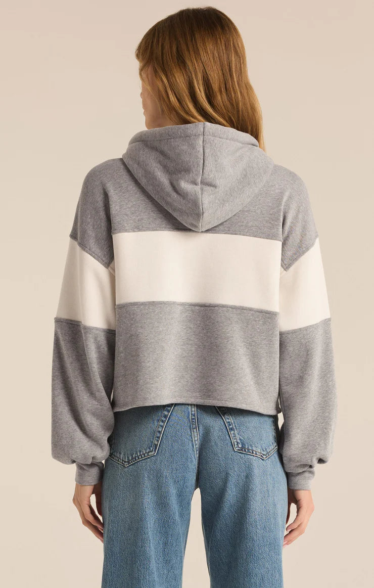 Landing Colorblocked Hoodie Classic Heather Grey