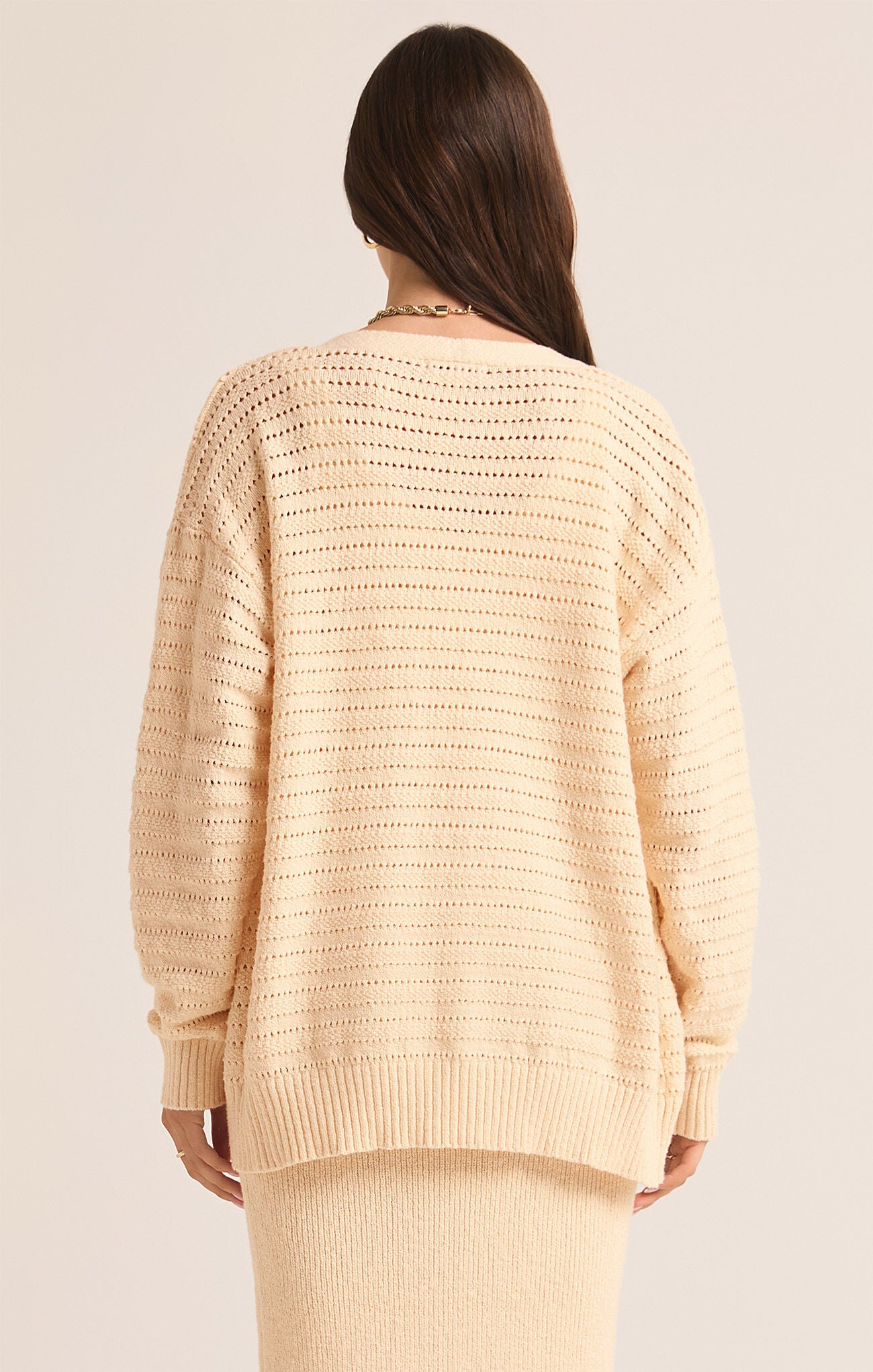 Arcadia Cardigan Oat Milk