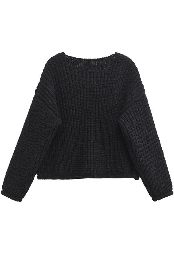 Daisy Sweater Black