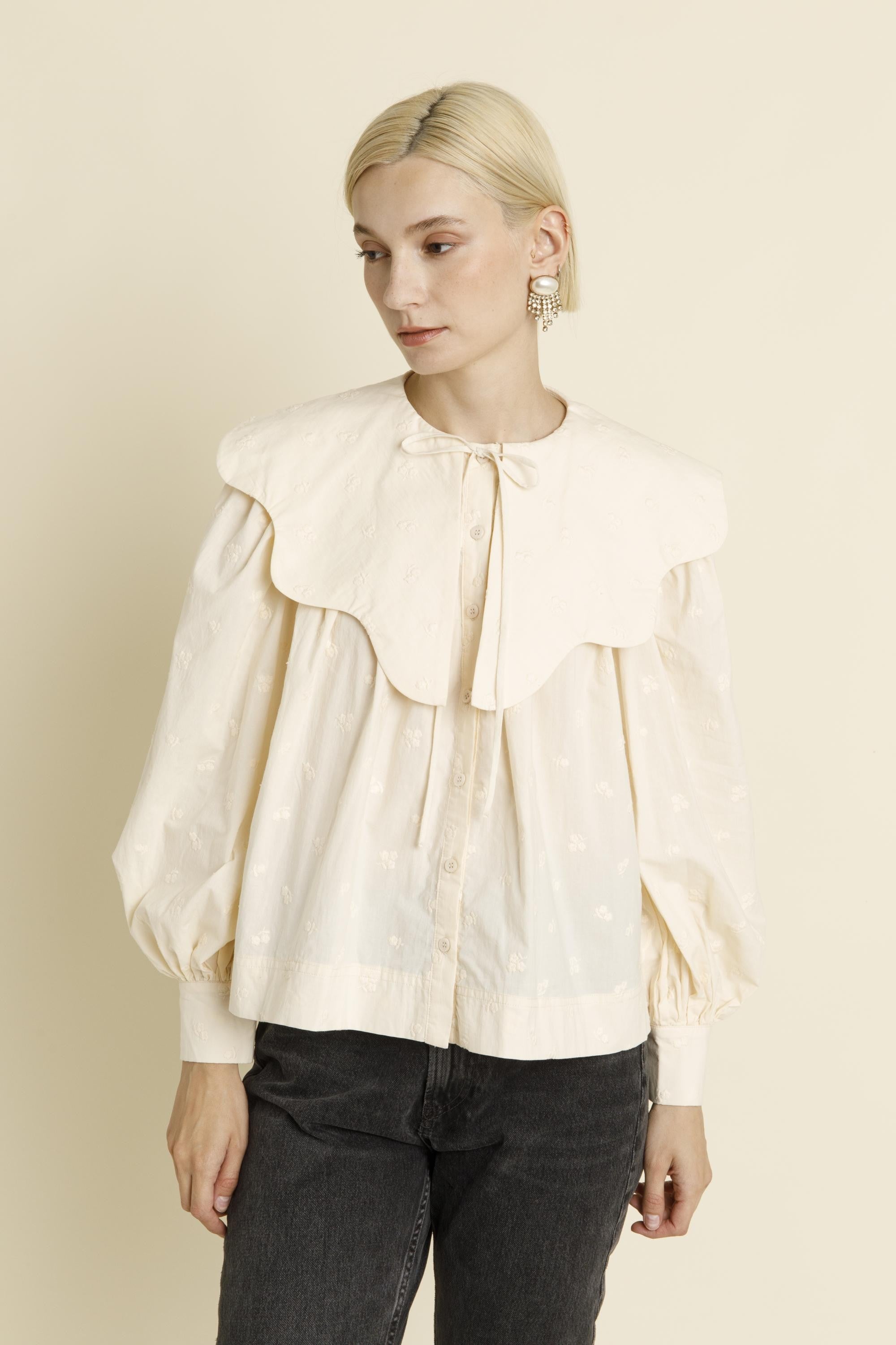 Scallop Blouse