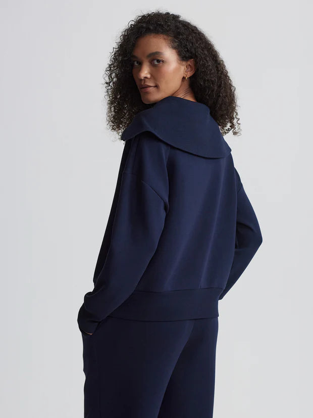 Catherine Half Zip Sweatshirt - Navy