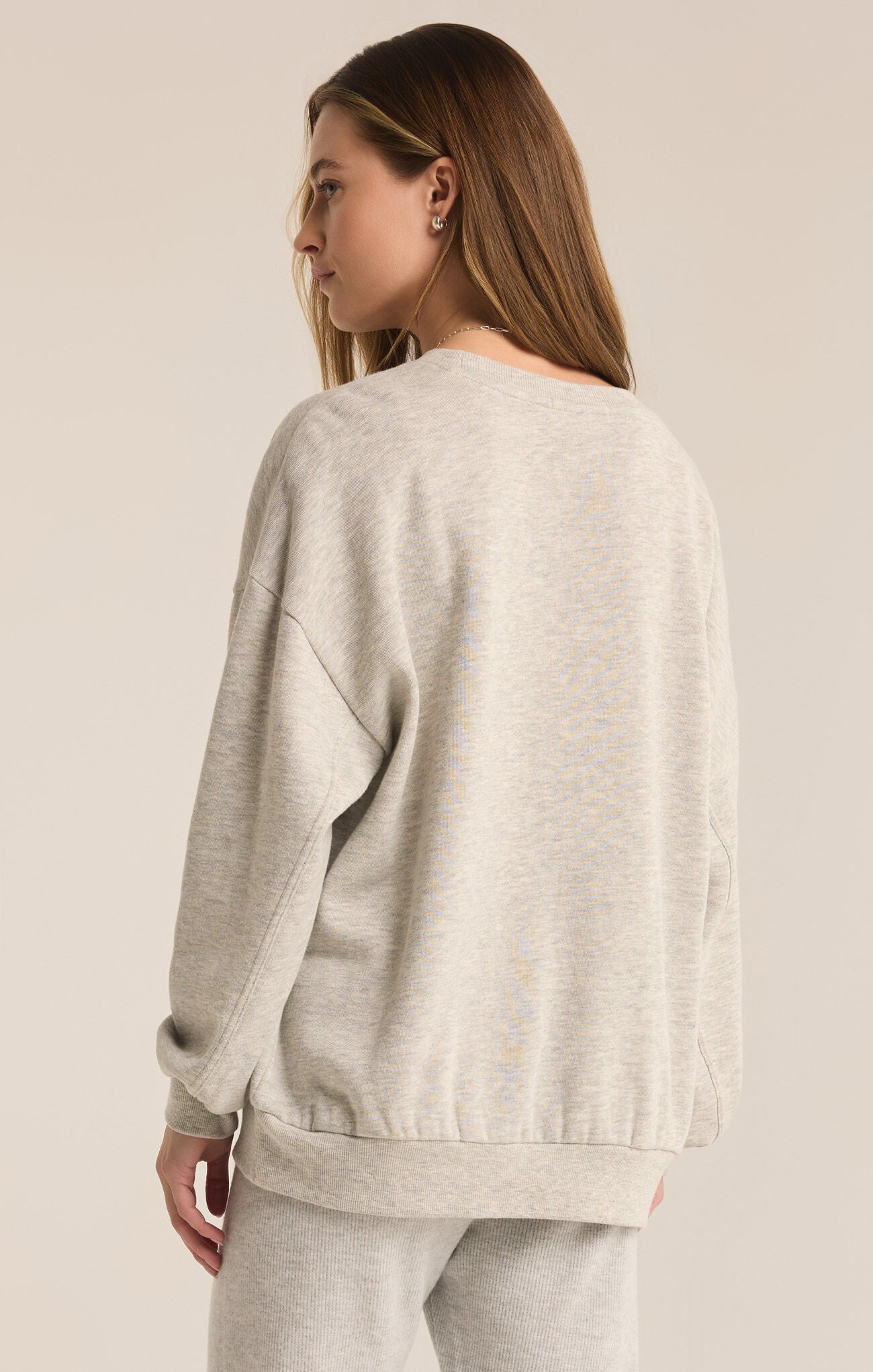 Merry Fleece Light Heather Grey