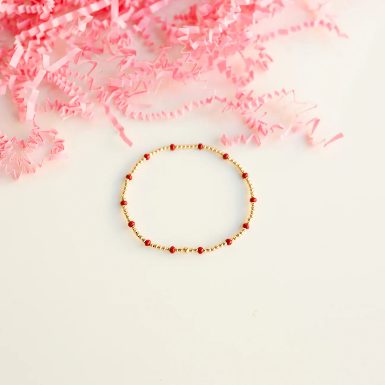 Maroon Dainty Poppi Bracelet