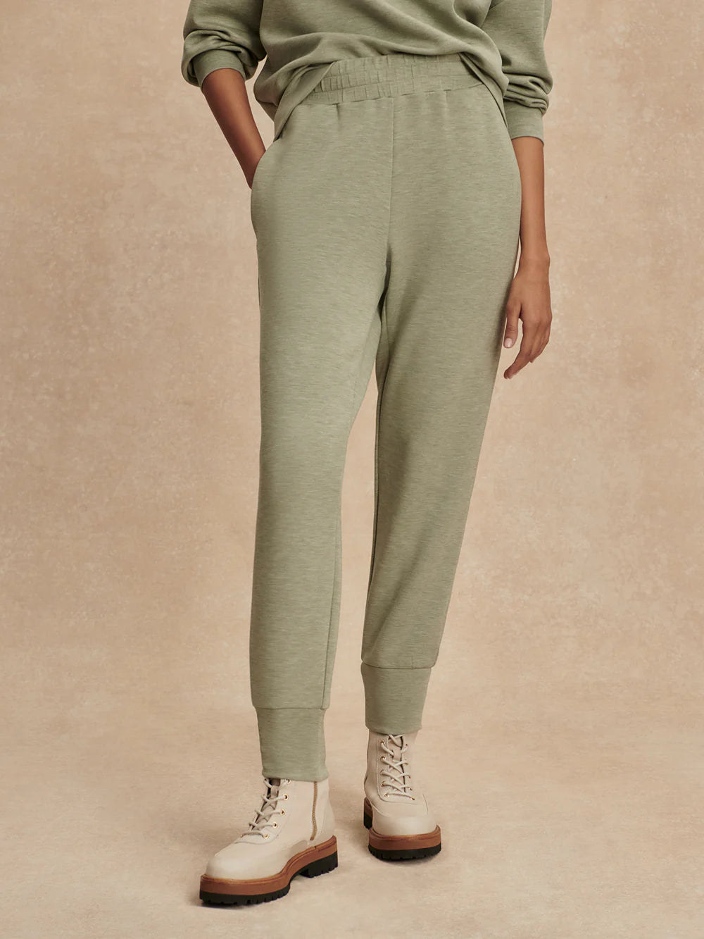 The Slim Cuff Pant 25- Shadow Marl- Varley