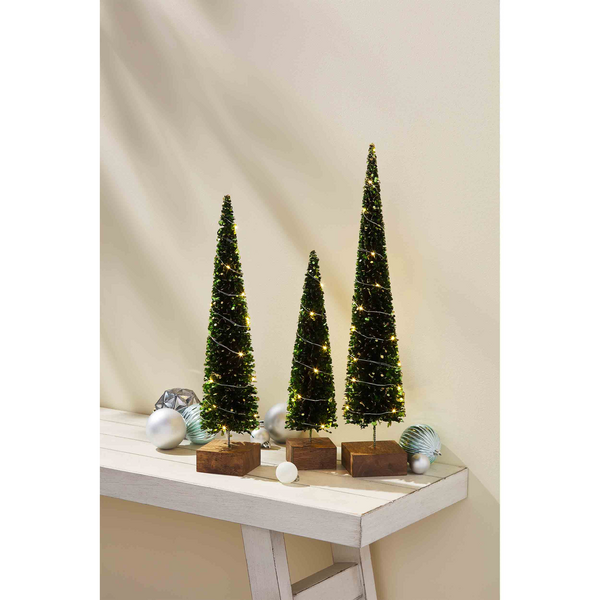 Large Light Up Boxwood Tree