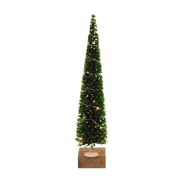 Medium Light Up Boxwood Tree