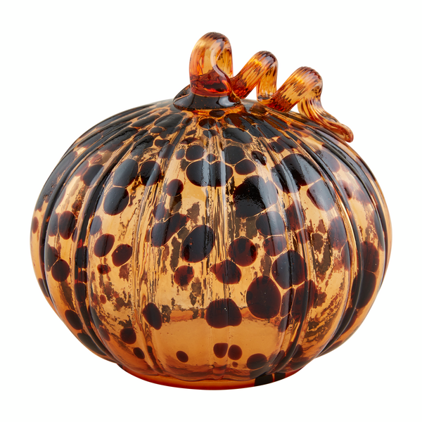 Small Tortoise Glass Pumpkin