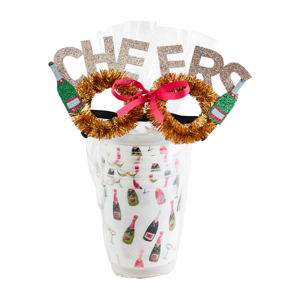 Holiday Party Cup Gift Set White