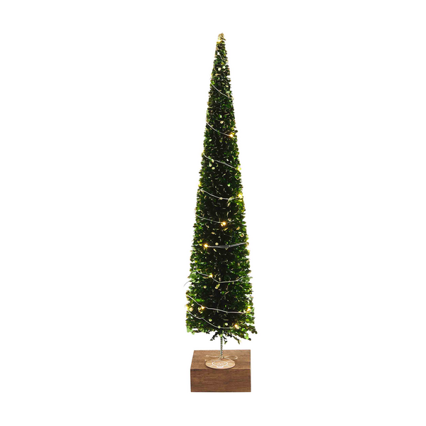 Large Light Up Boxwood Tree